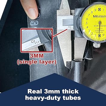 PIVOTRAX 100/90-19 (4.10 X 19) Heavy Duty Motorcycle Tube - 3mm Thick - TR4
