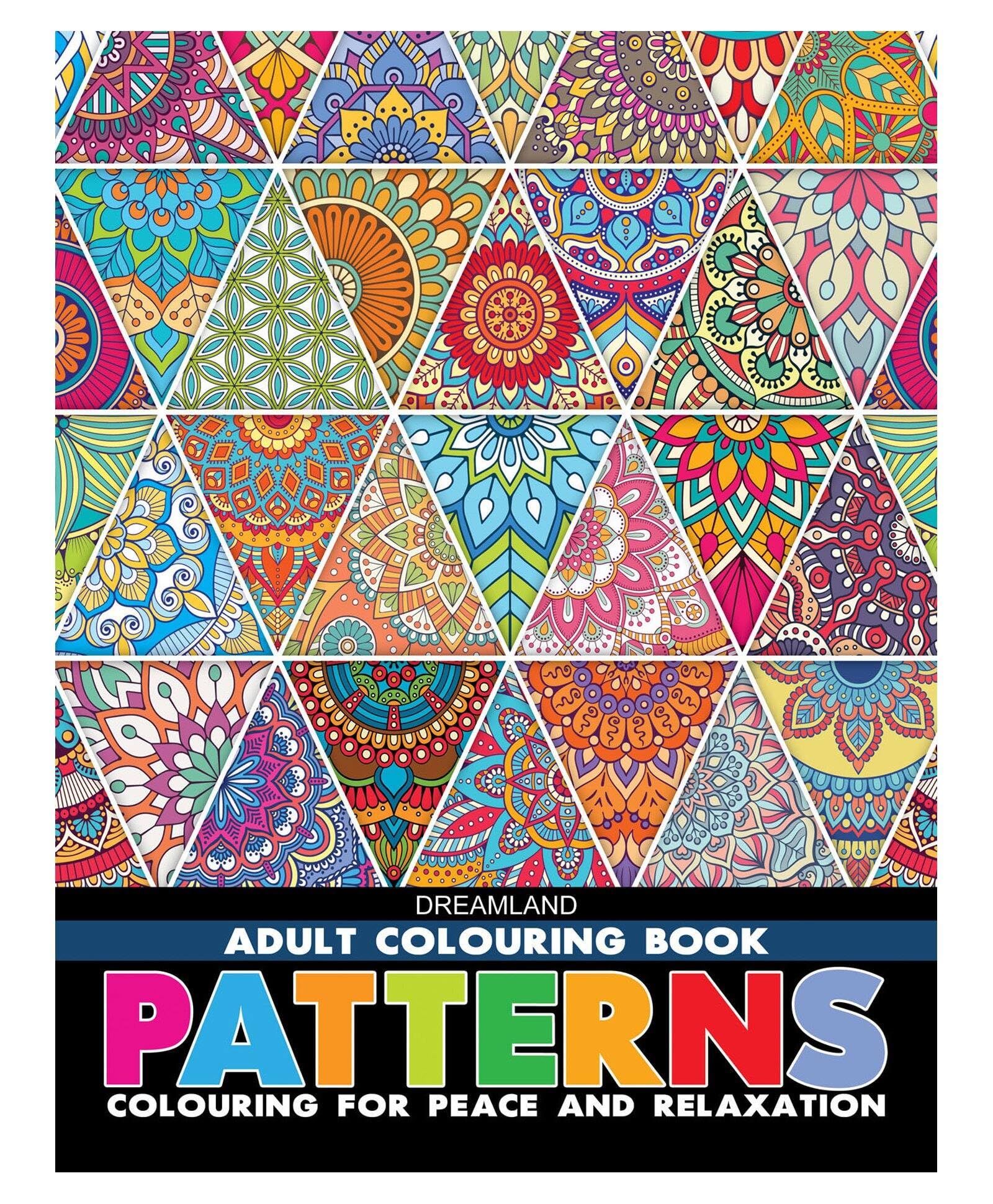Patterns Adult Colouring Book for Peace & Relaxation | Intricate Designs and Beautiful Motifs for Creative Expression and Stress Relief