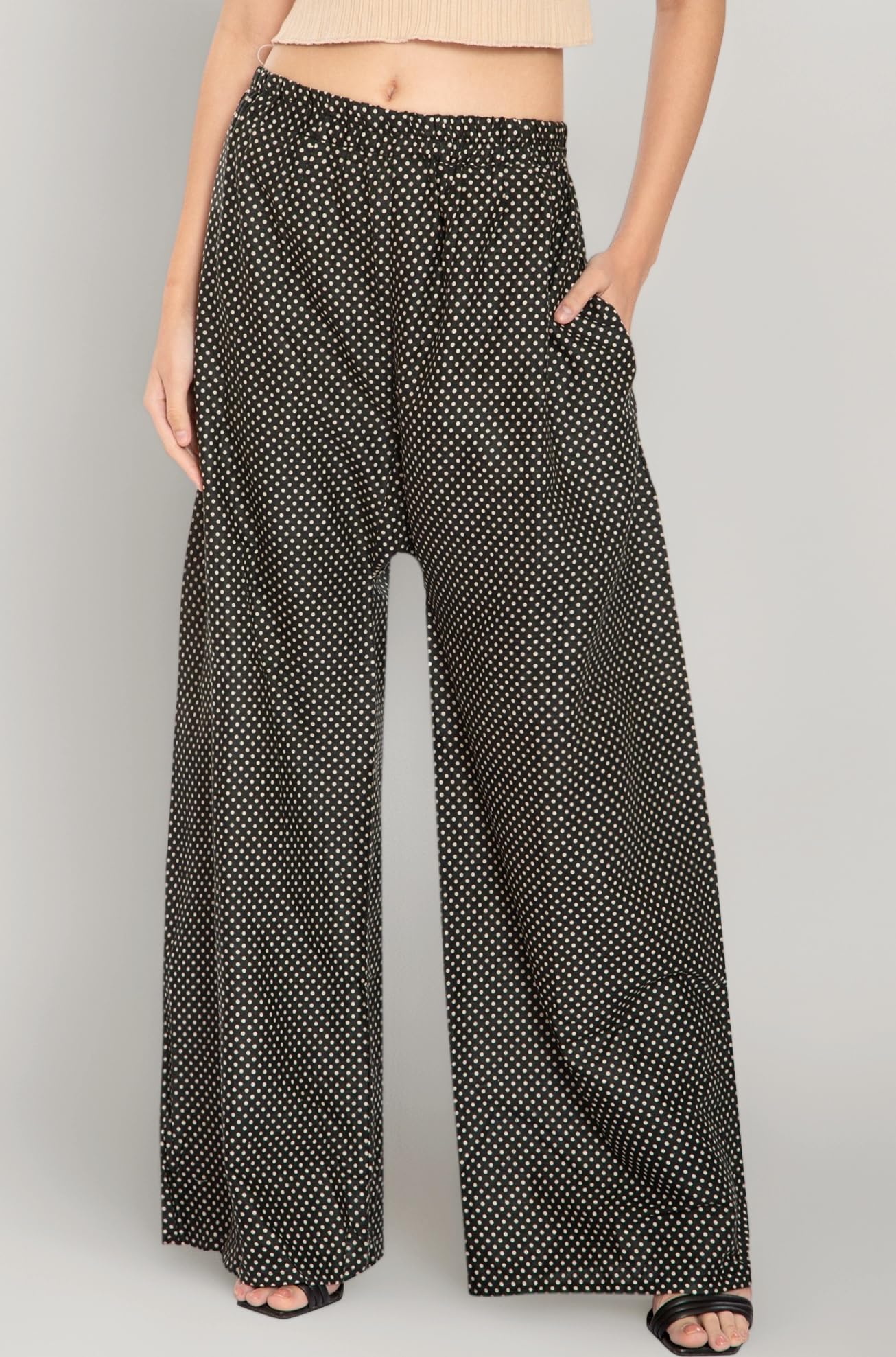 Zen Women's Plus Size Palazzo - 9XL - Waist Size up to 58
