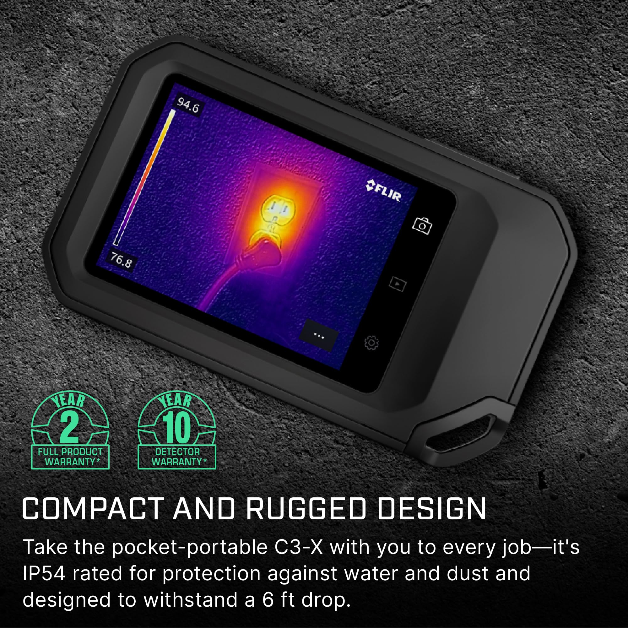新品未開封FLIR コンパクトサーモグラフィカメラ C3ーX 4076066028.jpg