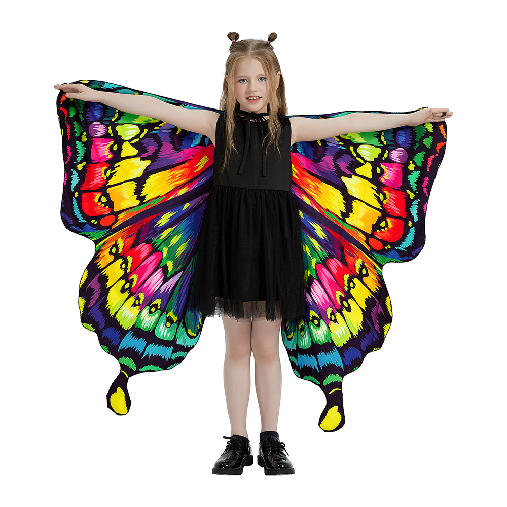 Disfraz completo alas de mariposa para niñas miniatura 7