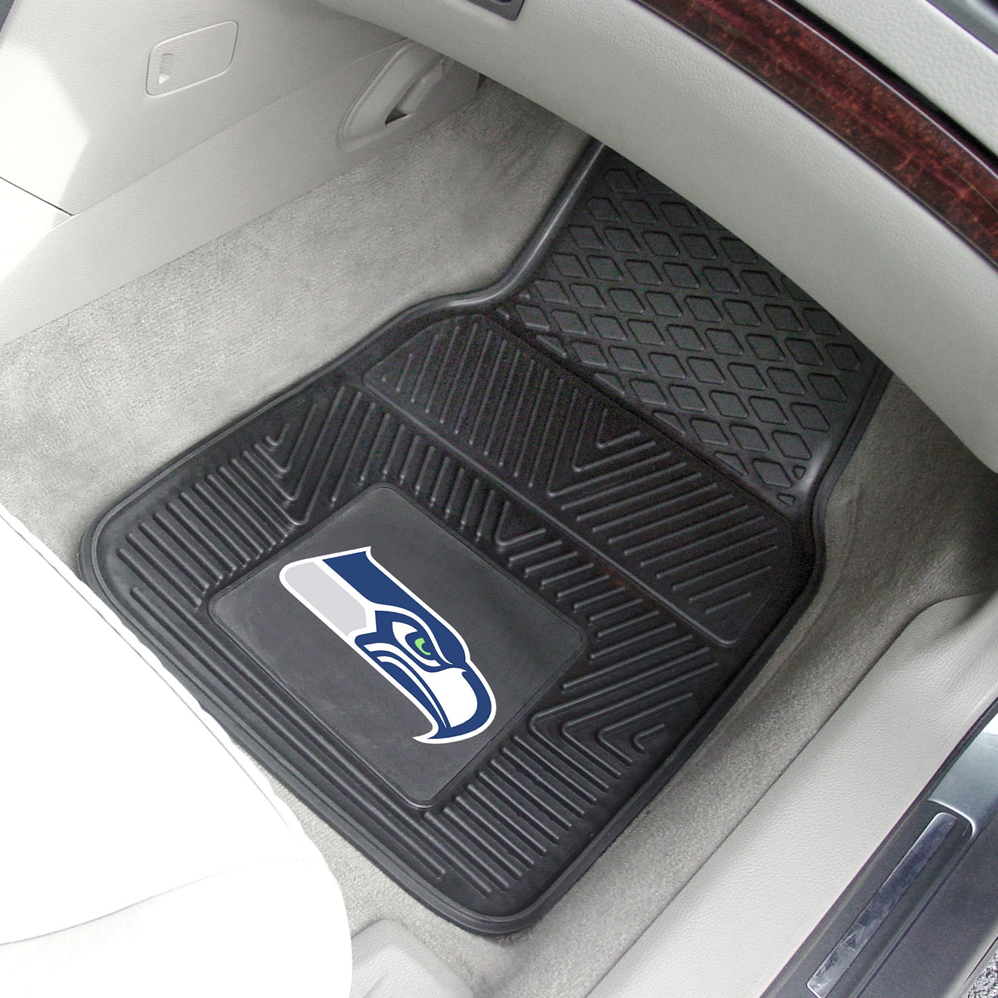 FANMATS 8904 NFL Seattle Seahawks Vinyl Heavy Duty Auto-Matten, 45,7 x 68,6 cm