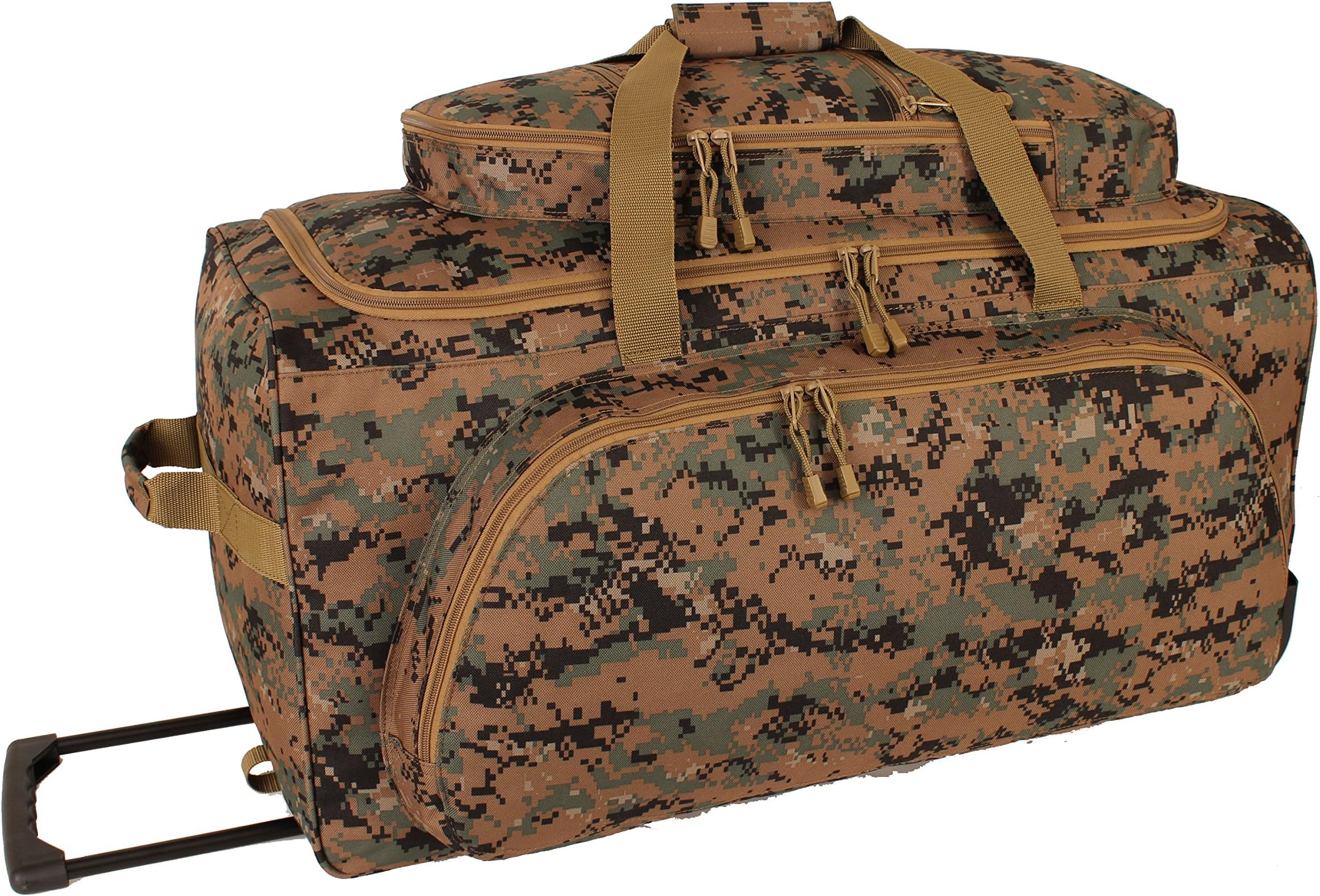Marpat Digital Woodland Rolling Duffle Bag