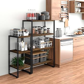 Amazon｜インテリア共和国 オープンシェルフ おしゃれ ラック