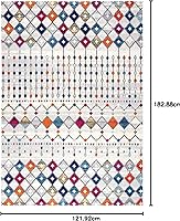 Vista 90 de nuLOOM 2x8 Alfombra de Área Blythe Marroquí, Negro y Blanco, Diseño Bohemio Desvanecido, Resistente a Manchas, Para Dormitorio, Comedor, Sala