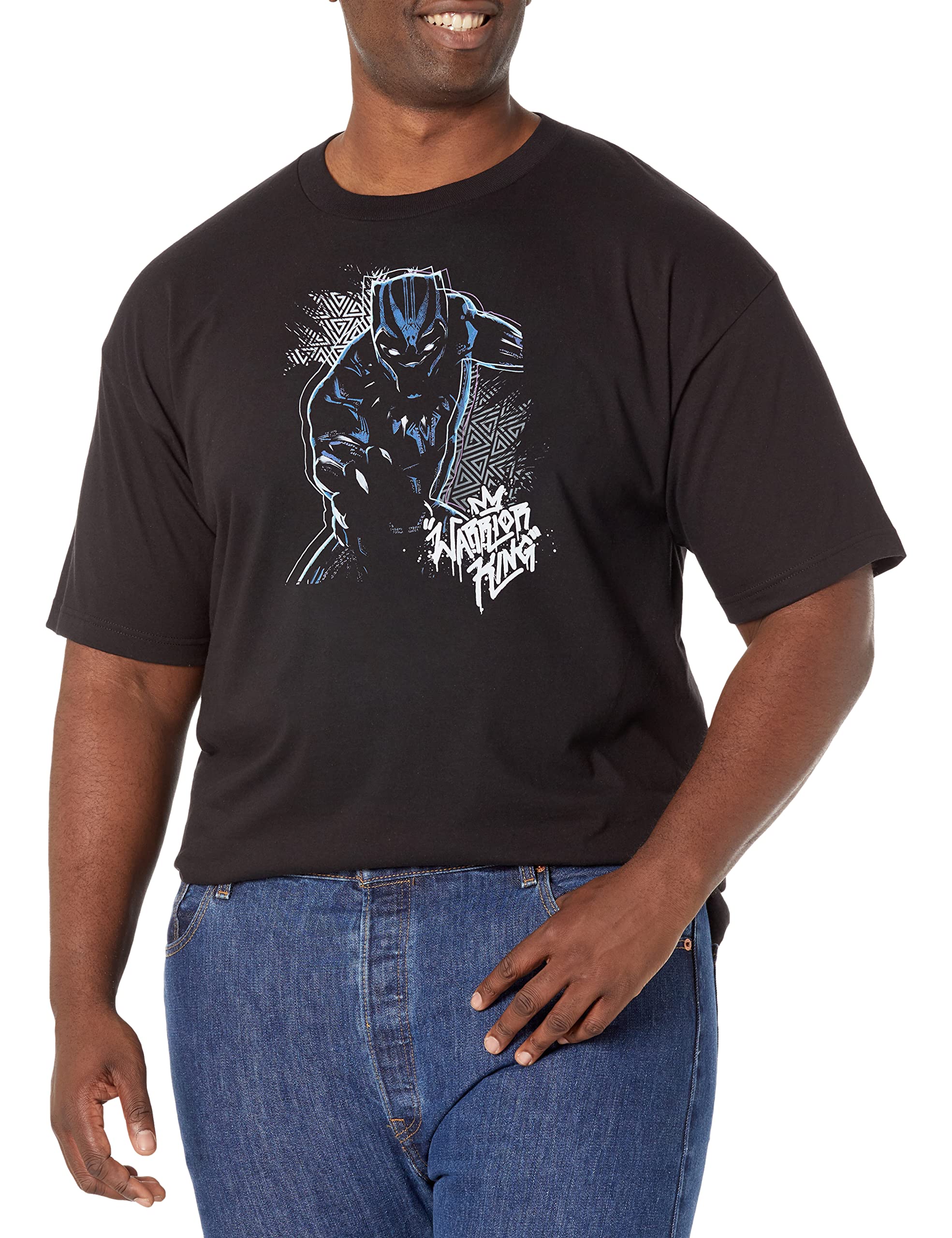 MarvelMarvel Big & Tall Warrior Prince Men's Tops Short Sleeve Tee Shirt