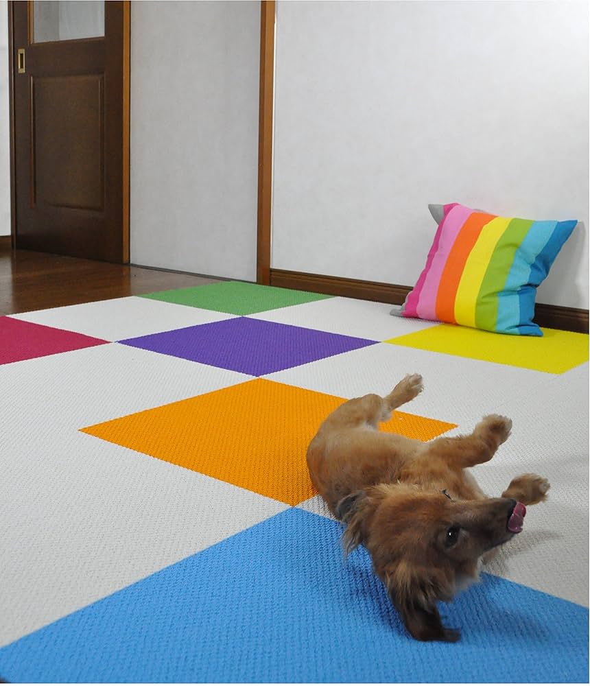 hanan　36枚　タイルカーペット　新品・未使用　国内メーカー 楽天市場】ハニカム タイルラグ【カラー：ネイビー】六角形