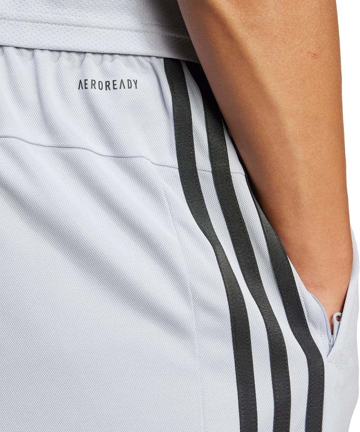 Adidas Mens Train Essentials Piqué 3-Stripes Shorts - Image 4