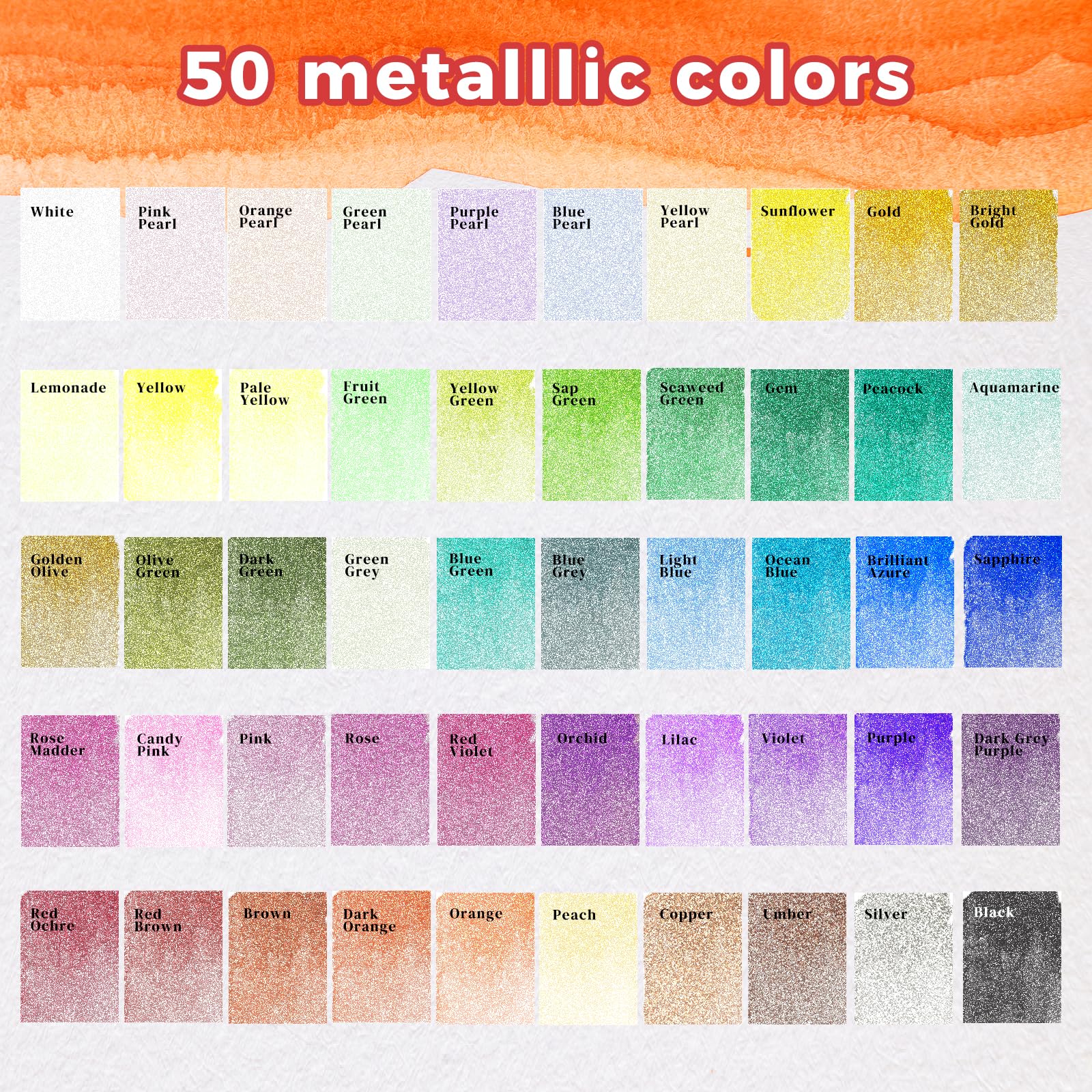 LURICO Set de Peinture Aquarelle, Peinture Aquarelle Palette-36 Couleurs Boîte d'Aquarelle avec 12 Papiers 2 Pinceau Reservoir Eau Palette Aquarelle Voyage Professionnelle Transportable | Votre wishlist sur