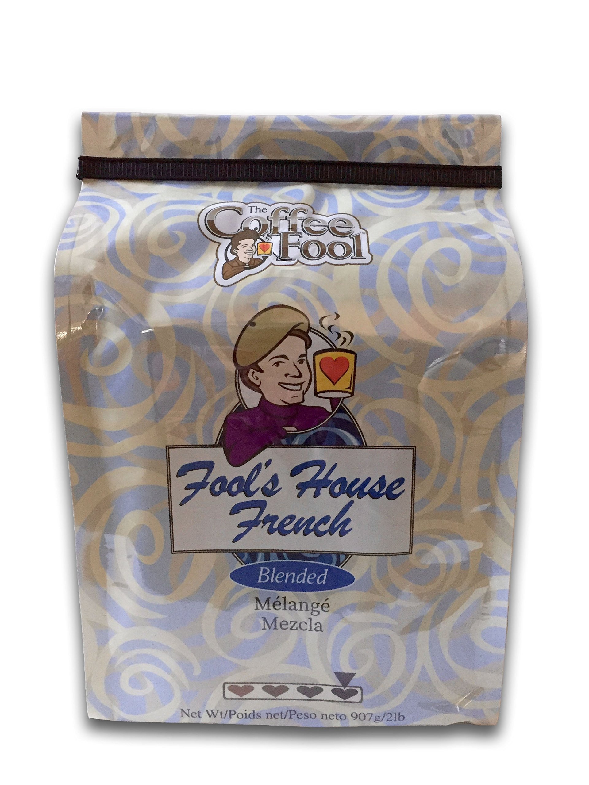 Coffee Fool’s House French, 2 Pound (Whole Bean)