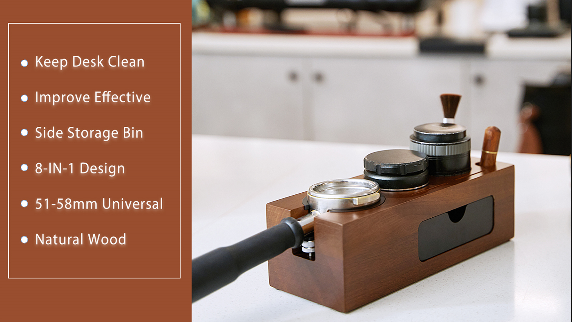 Amazon.com: NICEPRING Espresso Tamping Station - 8 in 1 Espresso