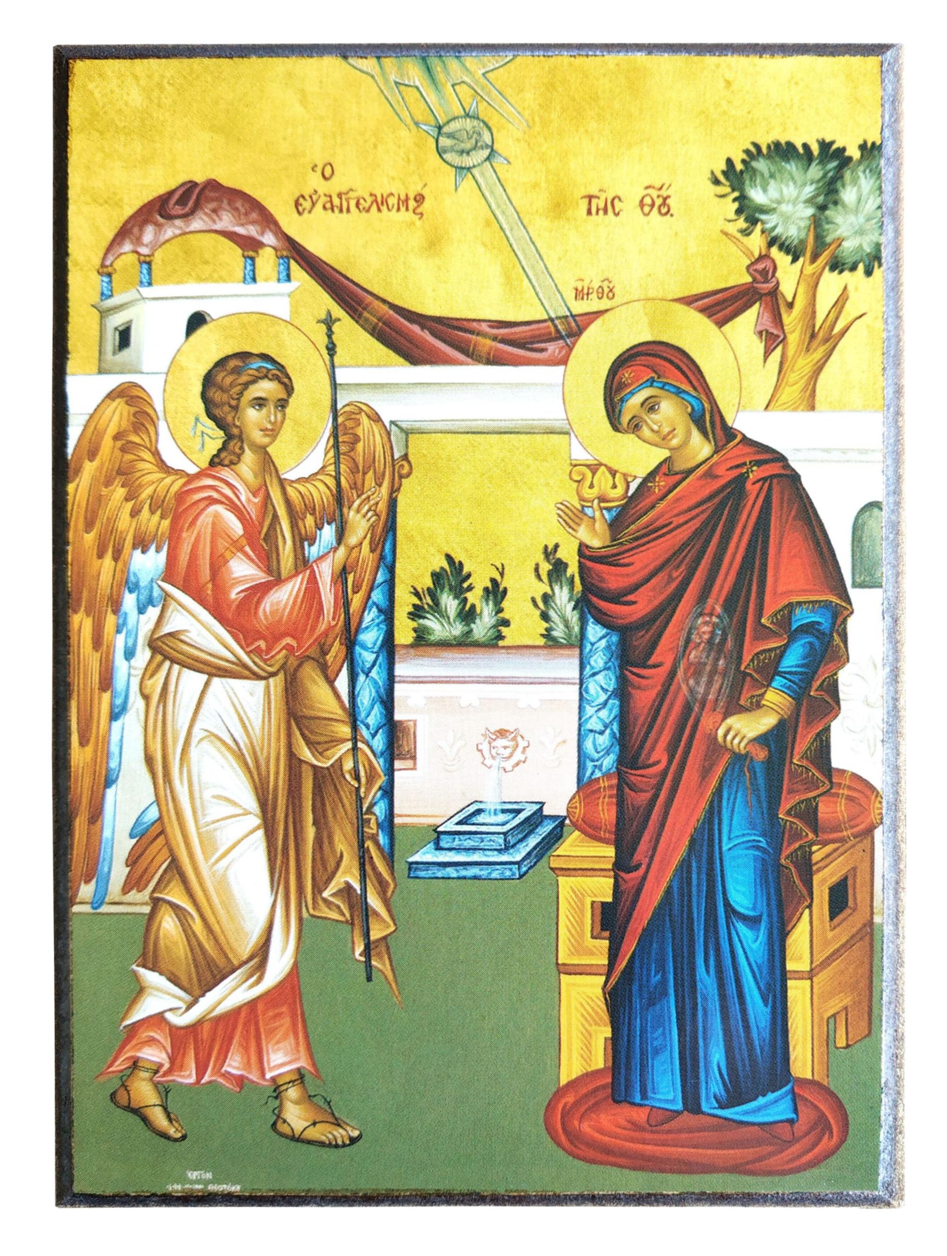 ANNUNCIATION - Greek Byzantine Orthodox Icon
