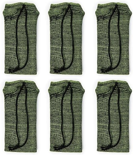 Vista 8 de GUGULUZA Calcetines extra gruesos para pistolas, calcetín de pistola para pistola, paquete de 4/5/6 fundas de pistola tratadas de silicona de punto