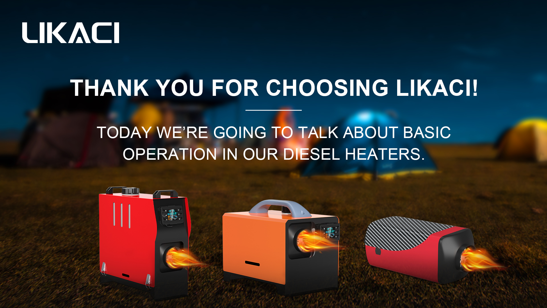 Watch LIKACI Diesel Heater 6-Key Switch Operation Video on Amazon Live