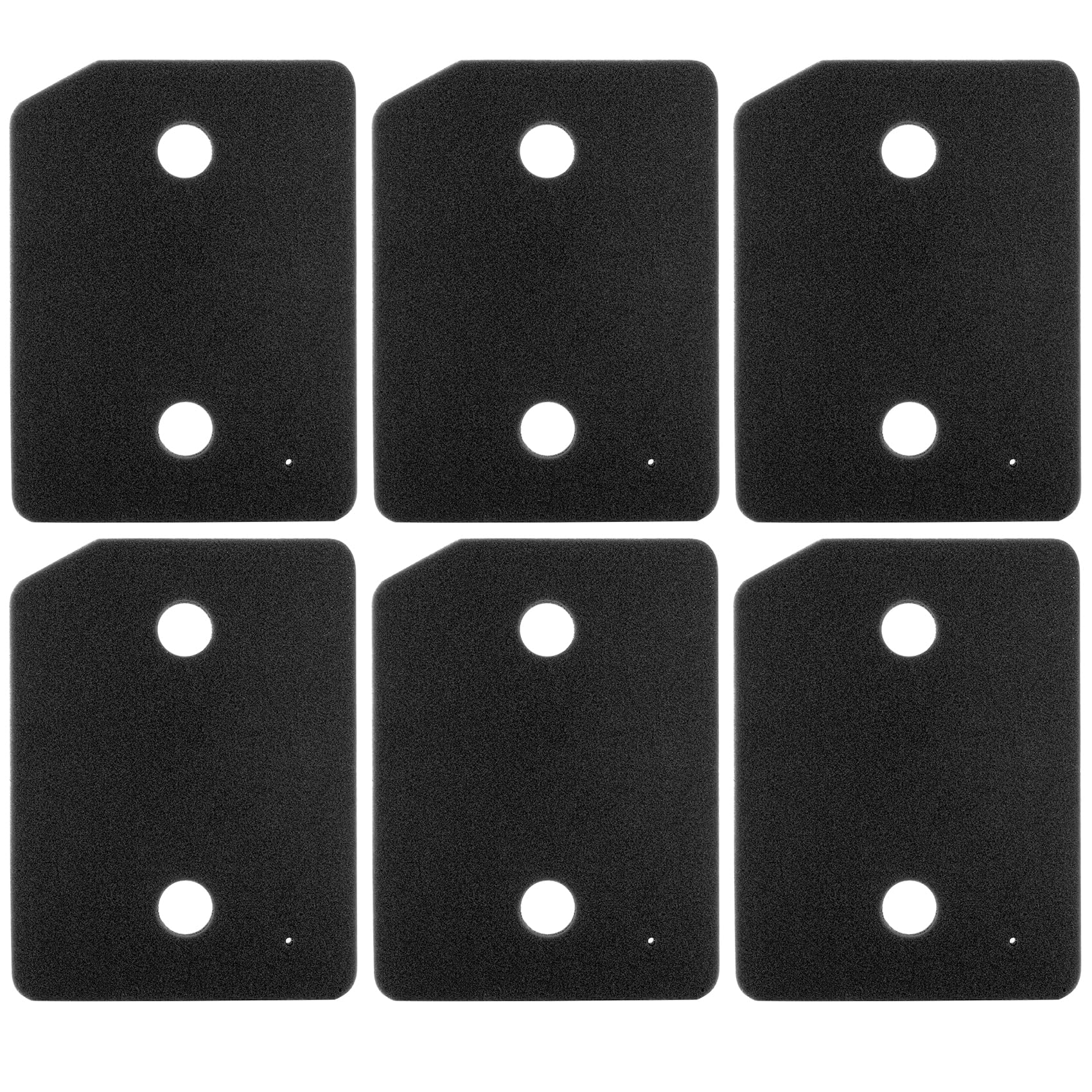 6 Stück 9164761 Trockner Filter für Miele T1 Serie Wärmepumpentrockner, Schwammfilte Schaumfilter Ersatzteile Filter Schaumstoff Schwamm für Kondenstrockner Wäschetrockner Sockelfilter