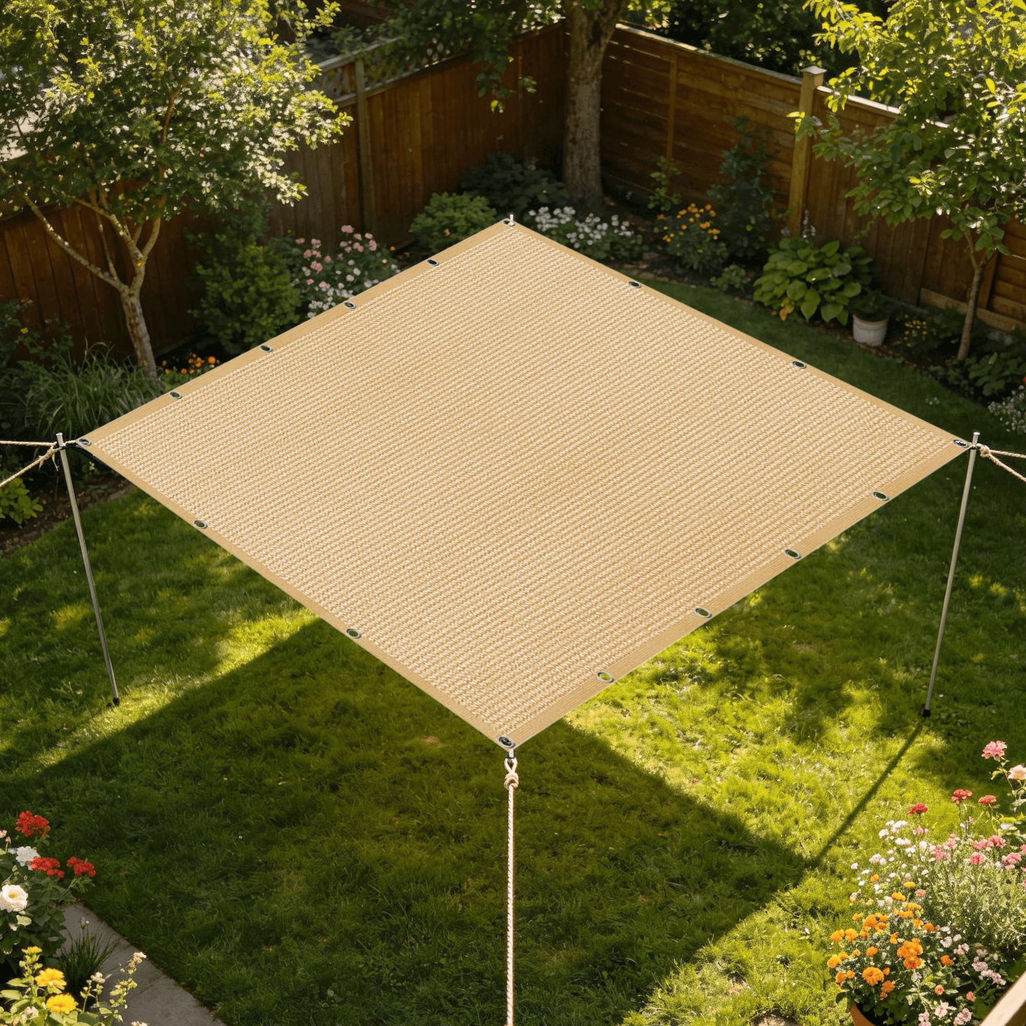 Filet d'ombrage extérieur anti-UV 240 x 300 cm pour serre et jardin