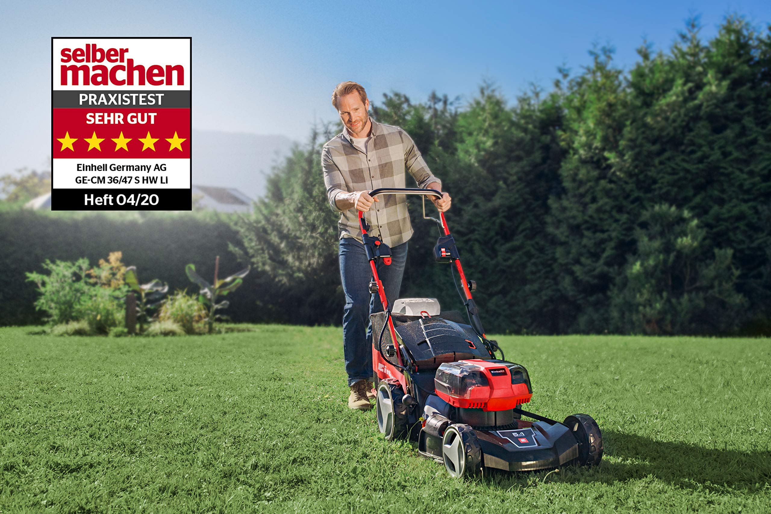 Buy Einhell Power XChange Dual 36V Cordless SelfPropelled Lawn Mower