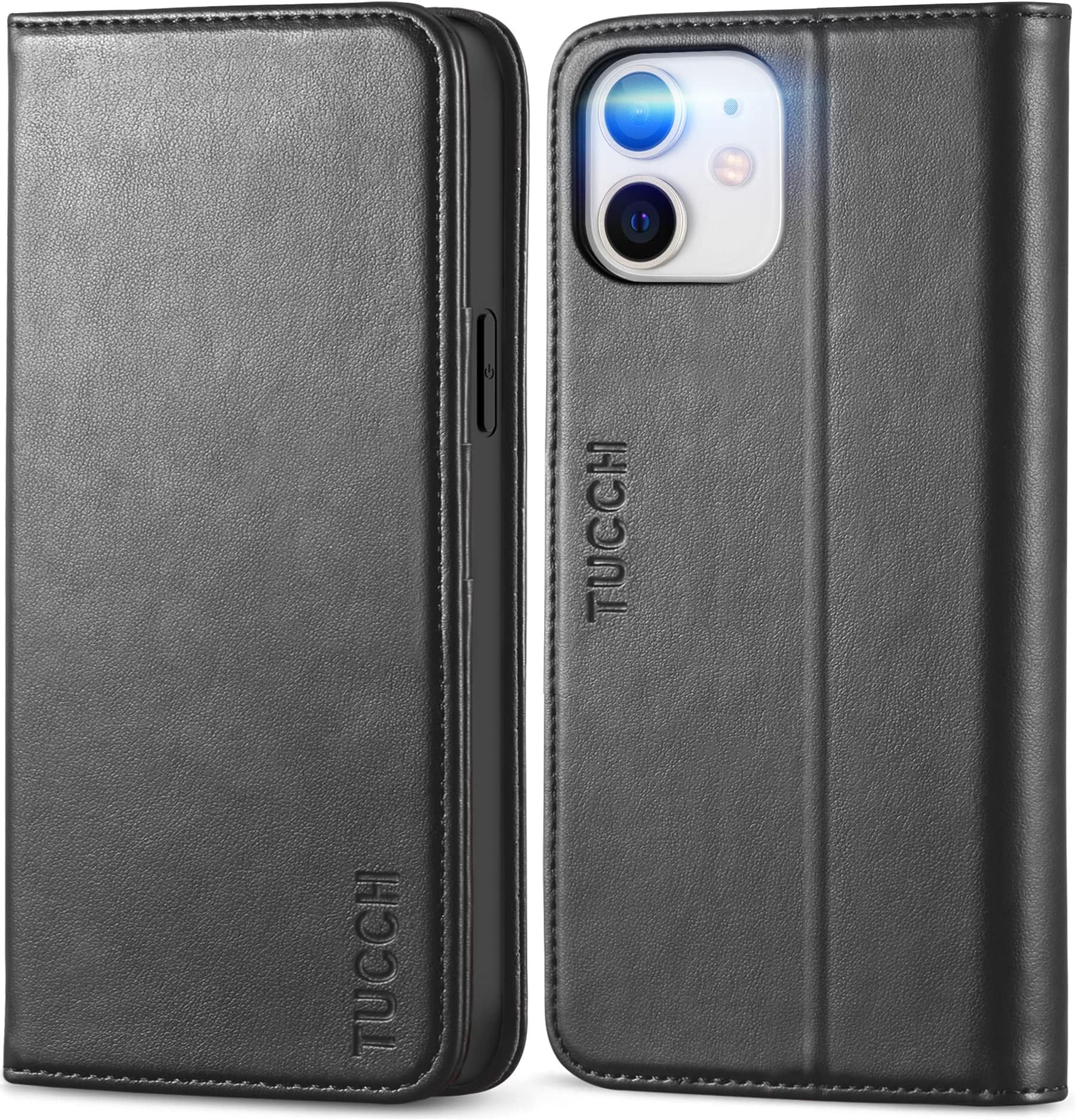 Coque Portefeuille Pour Galaxy S24 FE - Cuir PU Antichoc Avec Béquille, RFID Et 4 Fentes Cartes, Noir