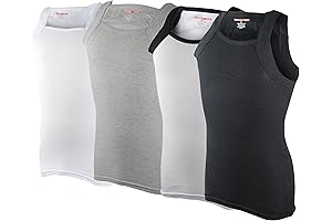 Different Touch: Premium Men's 50 Cent Ribbed Tank Tops