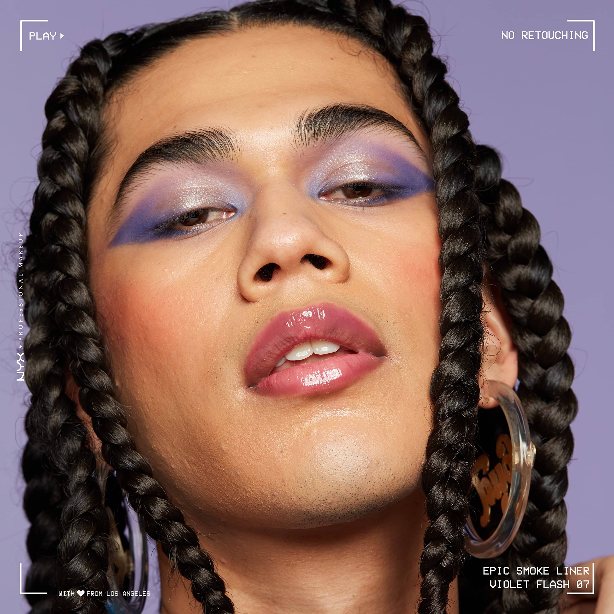 NYX PROFESSIONAL MAKEUP Epic Smoke Liner, Vegan Smokey Eyeliner - Viola Flash (Concord Grape Purple)