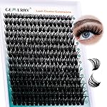 Lash Clusters Fluffy Cluster Lashes Extensions Thick 280pcs D Curl Eyelash Clusters DIY At Home Individual Lashes Extension by GEMERRY80P-10-18mm)