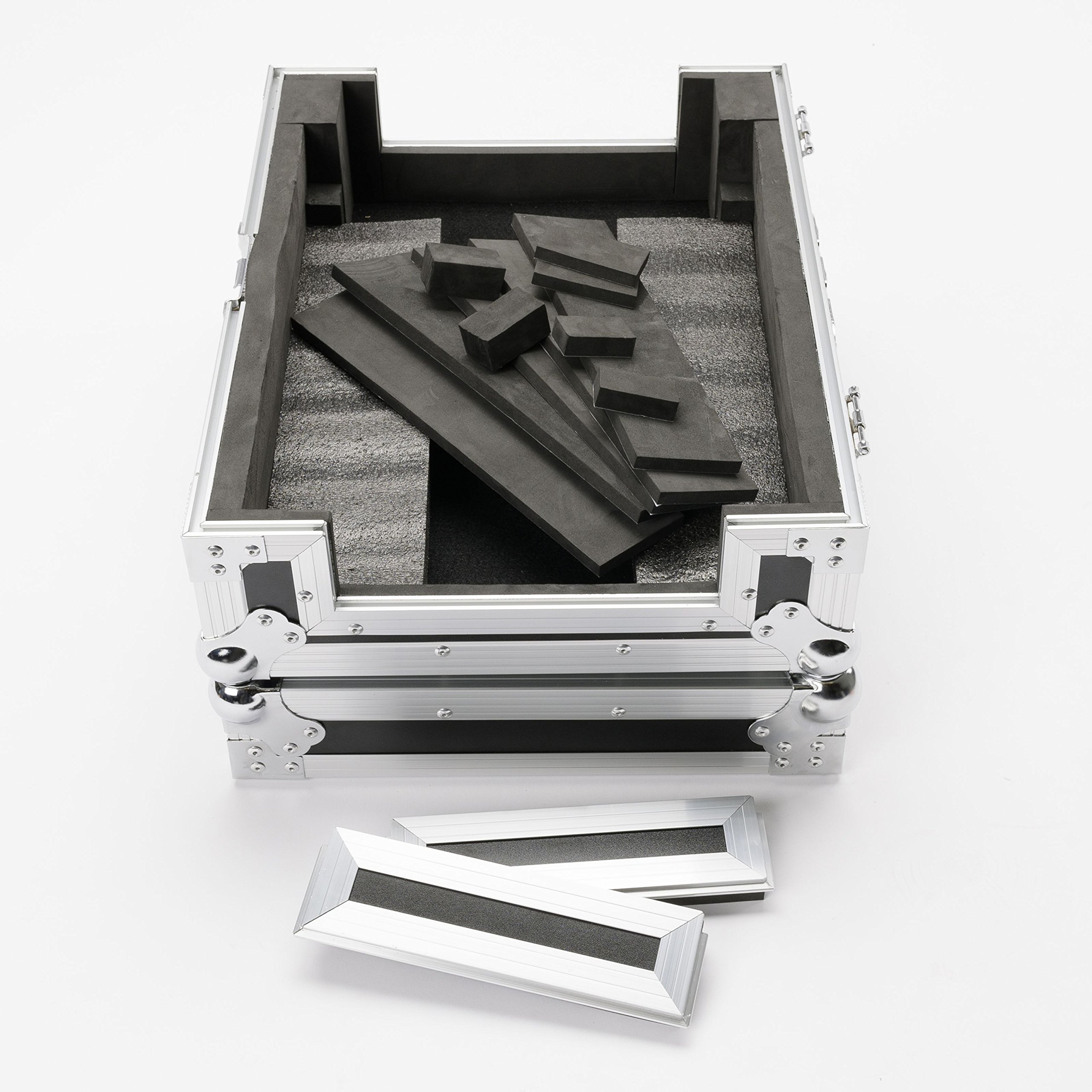 Magma Multi Format CDJ/Mixer Case Nero Flightcase Professionale Per CD Player o Mixer Da 12"