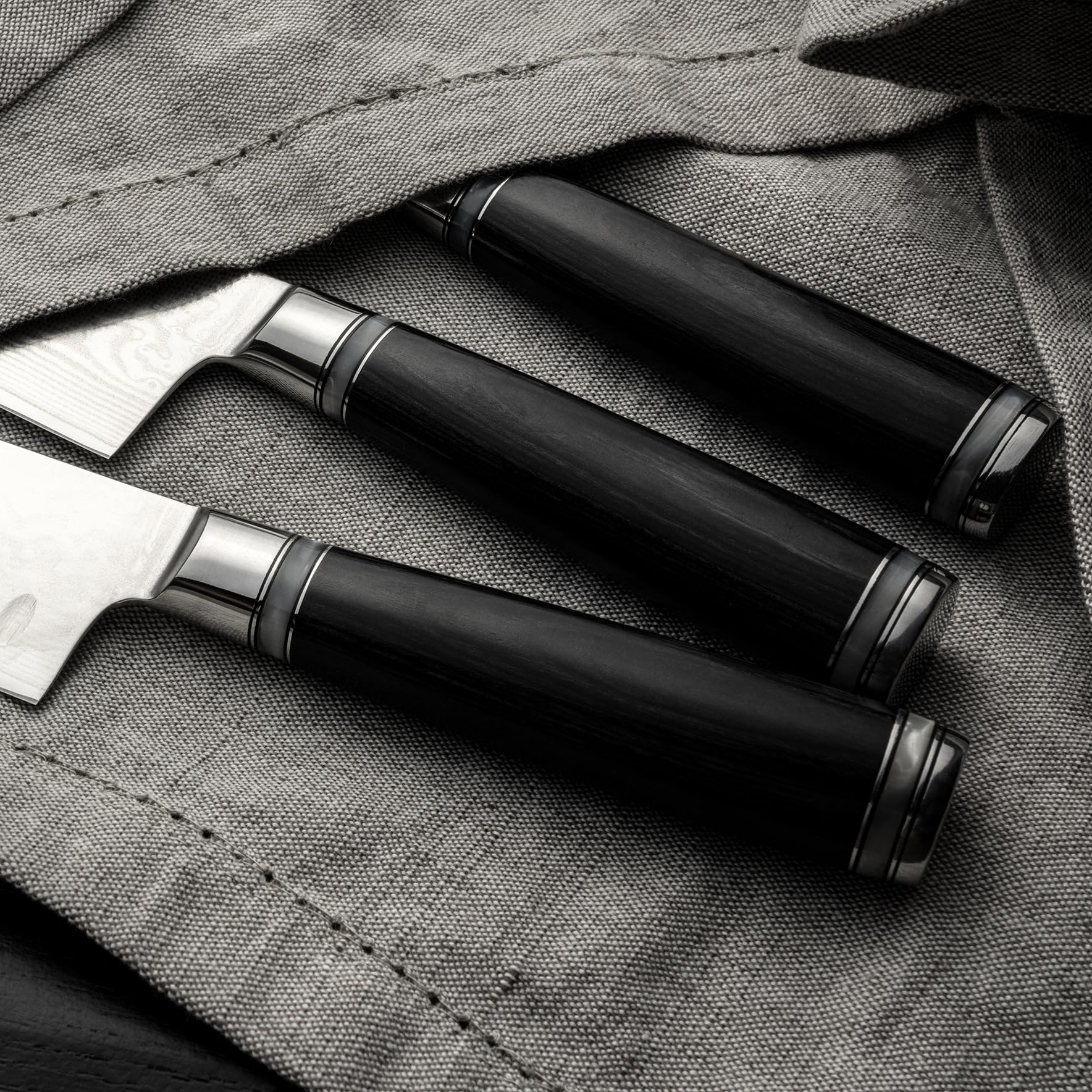 Pakkawood 27 cm Tako Sashimi-Messer, Japanischer 67-lagiger VG-10 Damaszener-Edelstahl, schwarzer Pakkaholzgriff, Küchenmesser