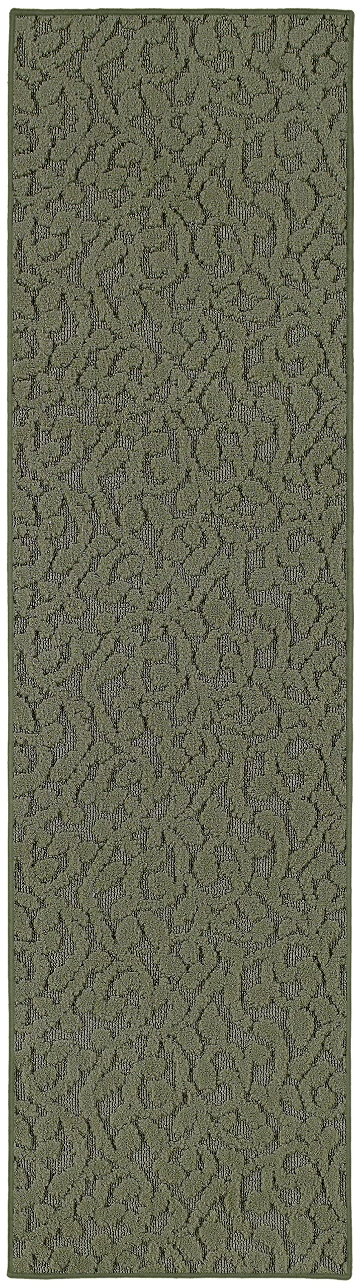 Garland Rug Ivy 2 ft. x 8 ft. Area Rug Large Runner Sage