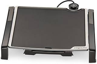 Presto 07071 15-inch Electric Tilt-n-fold Griddle, Black