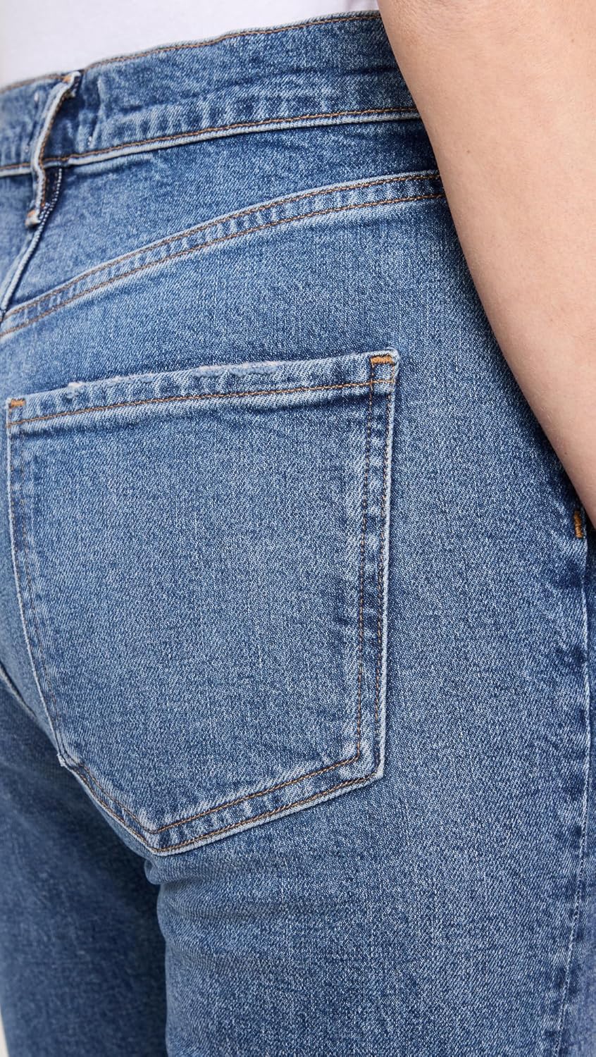 AGOLDE Women's Riley High Rise Straight Crop Jeans - Image 6