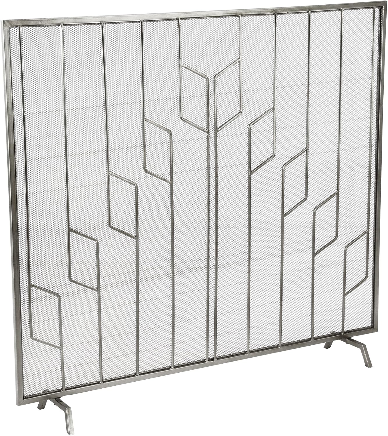 Deco 79 65698 Fire Screen, White/Gold Home & Kitchen