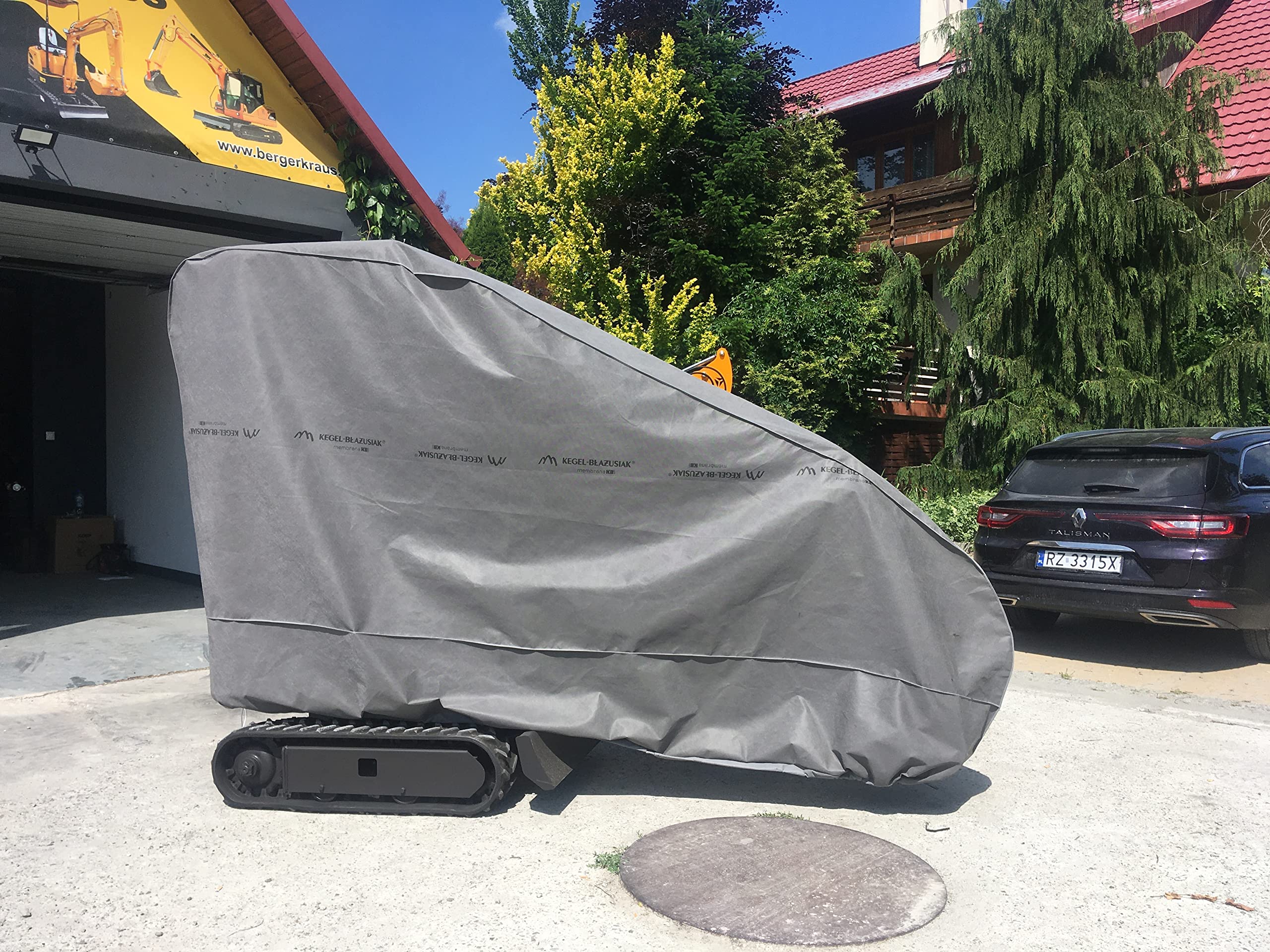 CEMOFE Protection Pelleteuse Housse De Pelleteuse Housse Extérieur Pour