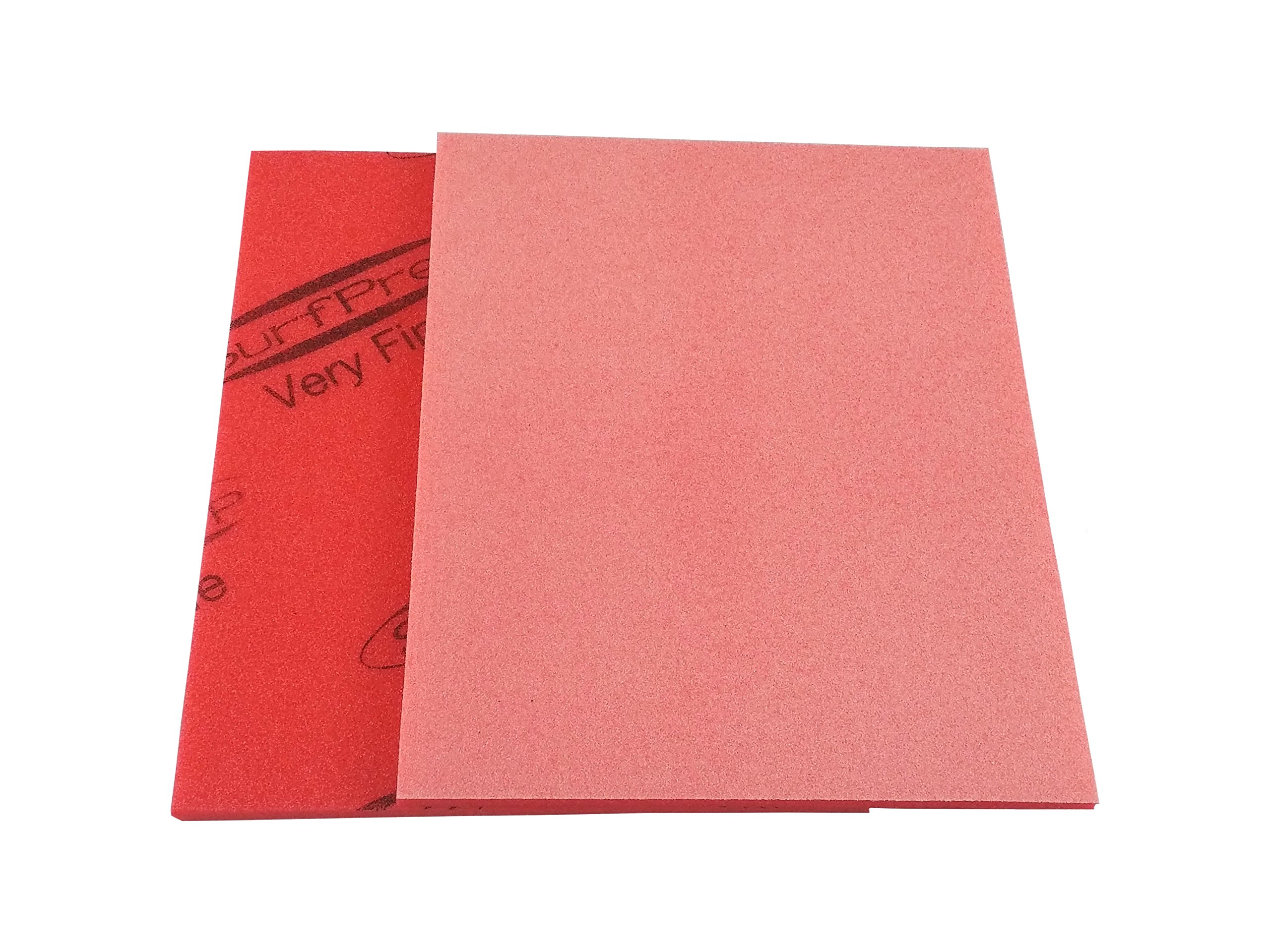 5-1/2 x 4-1/4 x 3/16 Inch Sanding Sponges, Very Fine 320-400 Grit Sponge Sanding Pads with Aluminum Oxide Side, 20 Pack Flexible Contour Sand Sponge