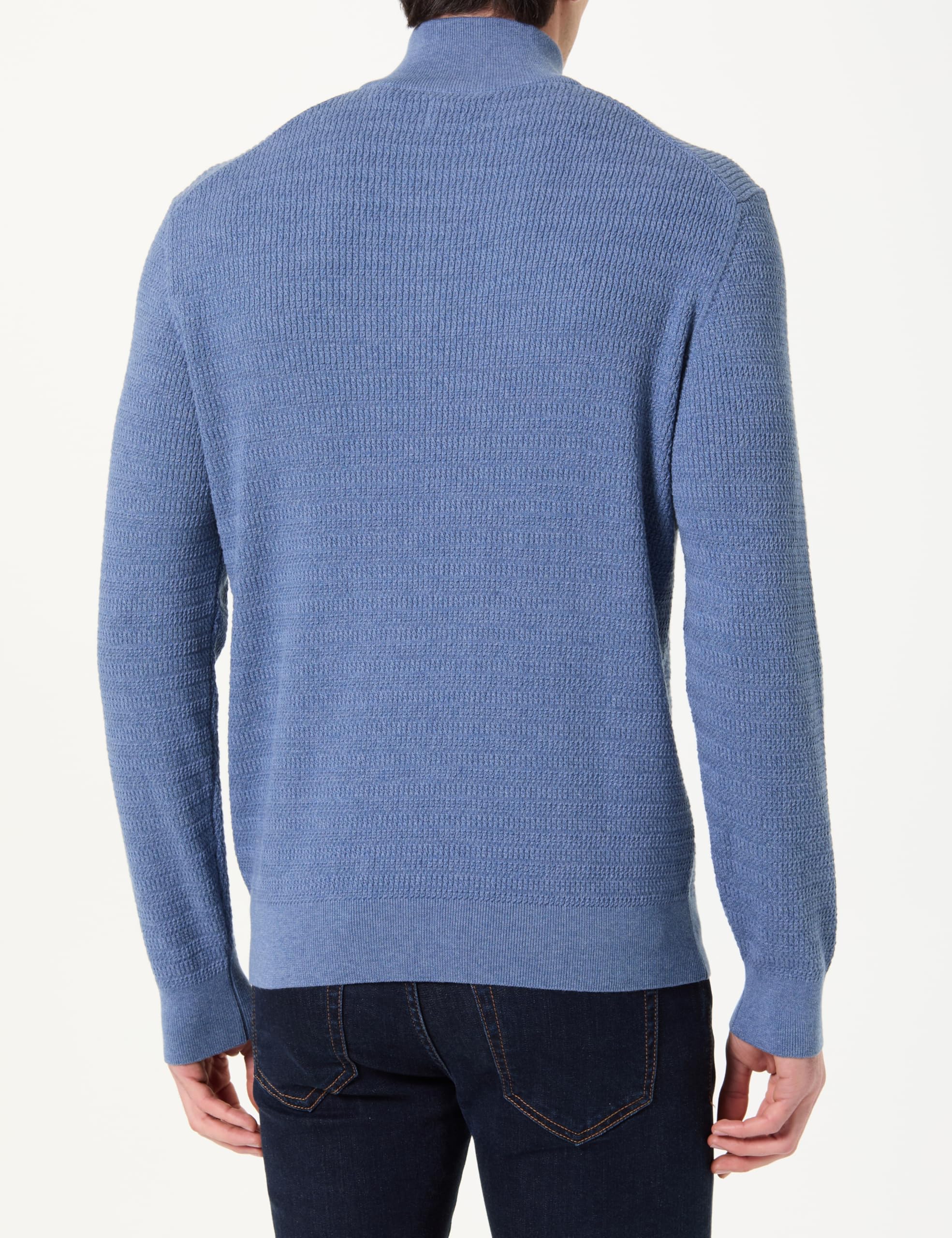 GANT Herren Mini Cable Half Zip Pullover