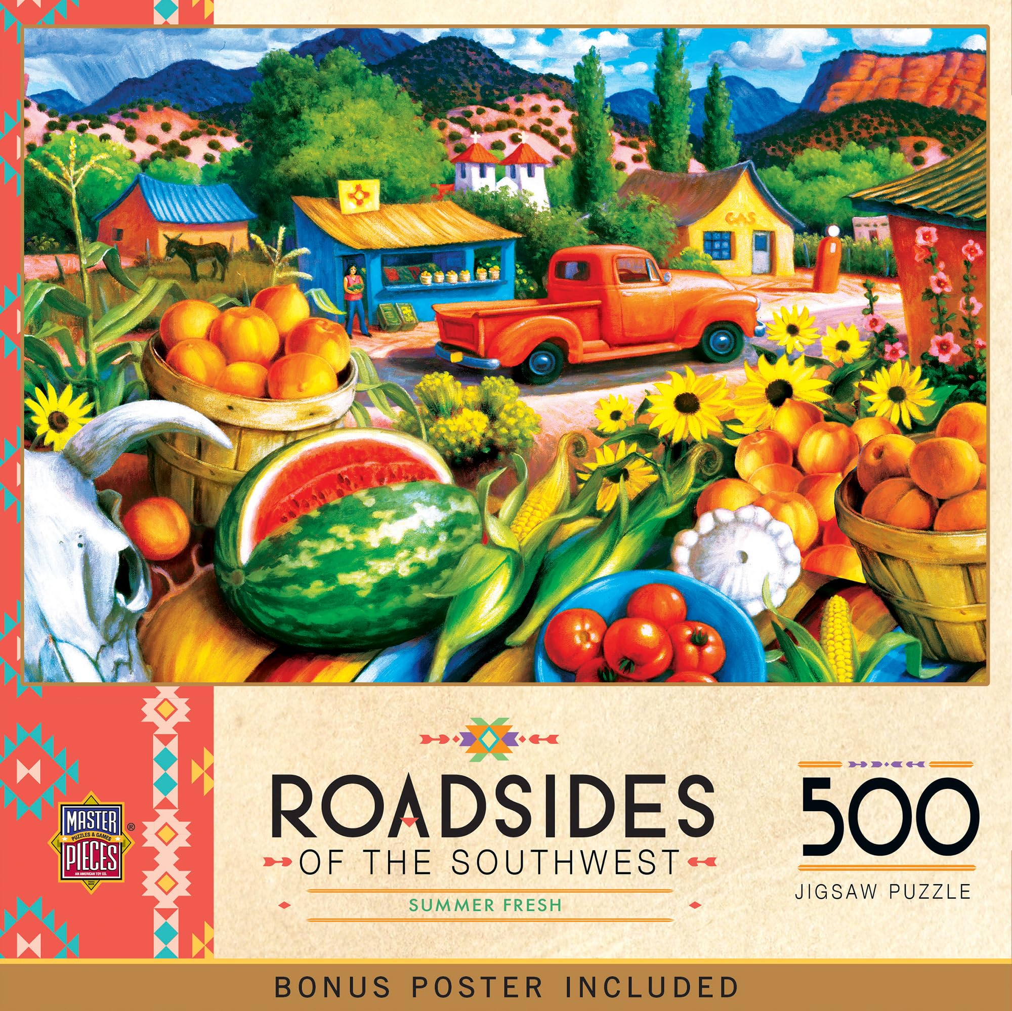 550 Piece Jigsaw Puzzle for Adult, Family, Or Kids - Summer Fresh by Masterpieces - 18"X24" - Family Owned American Puzzle Company โ image 1