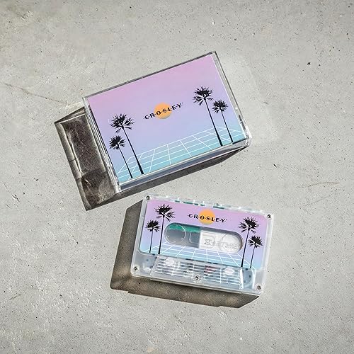 Miniatura 7 de Crosley Altavoz inalámbrico portátil de Bluetooth de la cinta del casete de CR3045TL-VW, Vaporwave translúcido