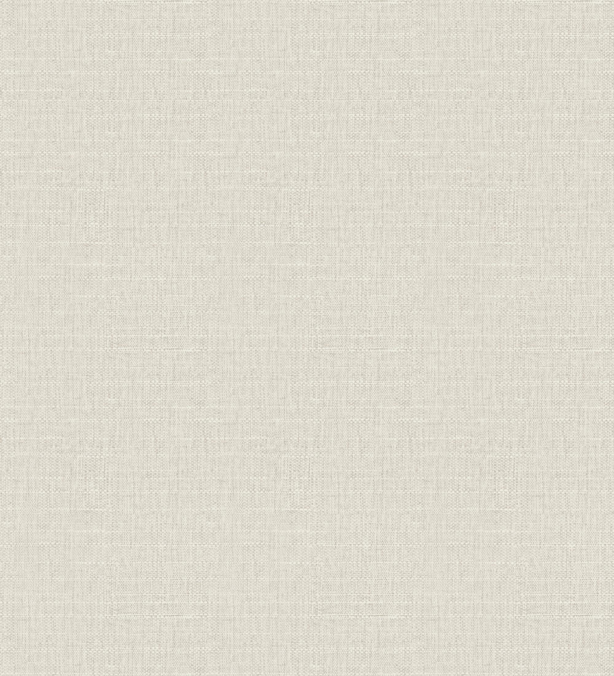 GAULAN 682868 - Papel pintado vinílico efecto textil con textura alto relieve color blanco roto perlado para pared salón cocina dormitorio pasillo mueble - Rollo de 10 m x 0,53 m
