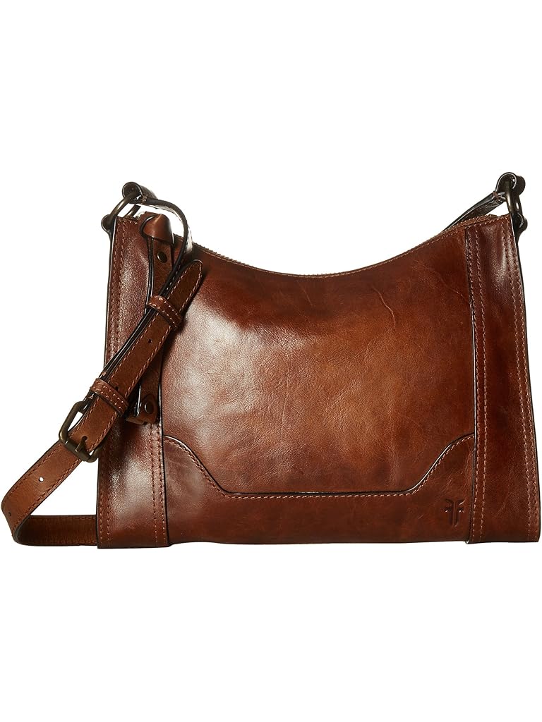 Brown Frye Melissa Zip Crossbody