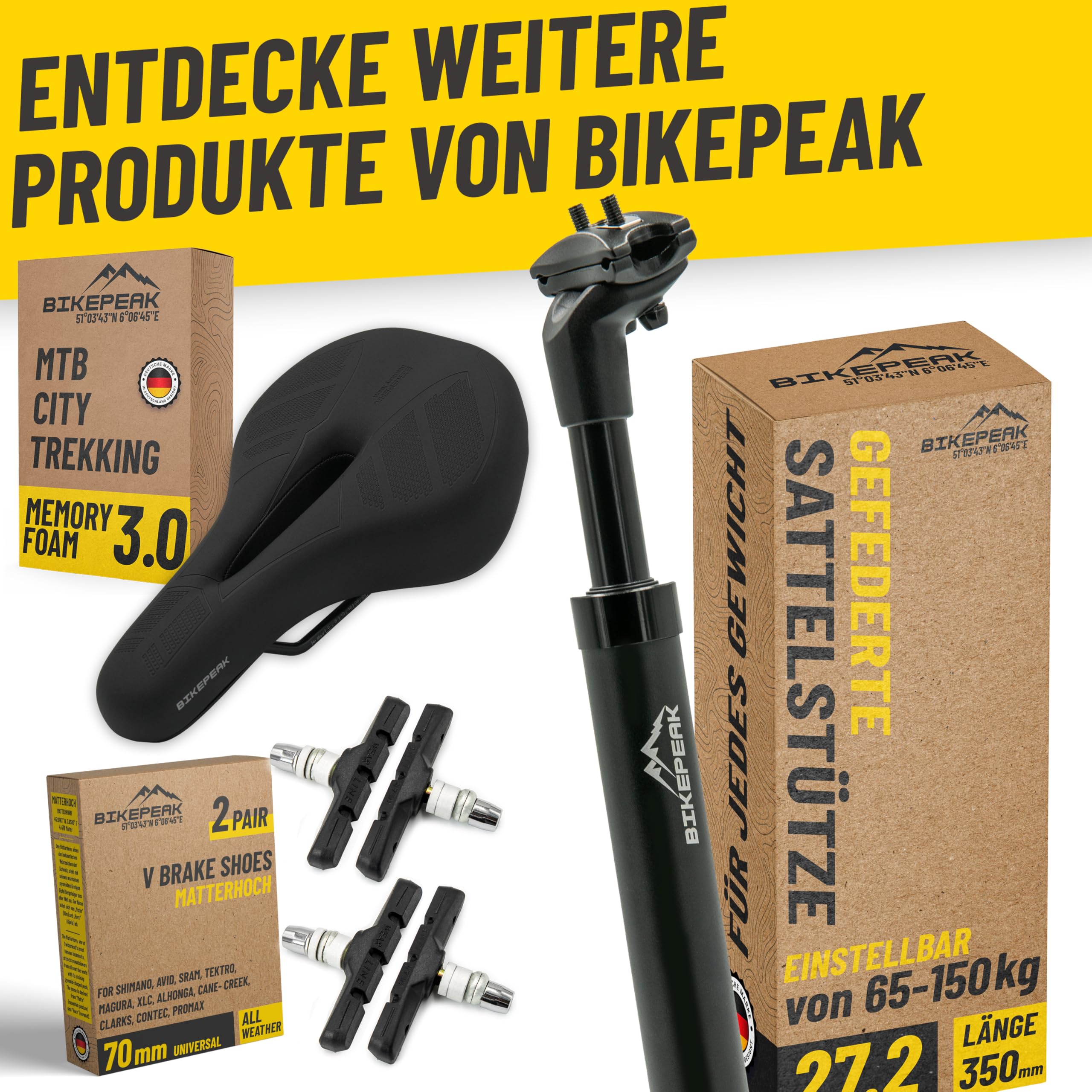 SHIMANO 2 Paia Pastiglie Freno A Disco E Molla B01S-B03S - Foto 5