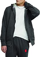 Vista 16 de Champion Sudadera con capucha y cremallera para hombre, cómoda sudadera con capucha para hombre (regular o grande y alto)