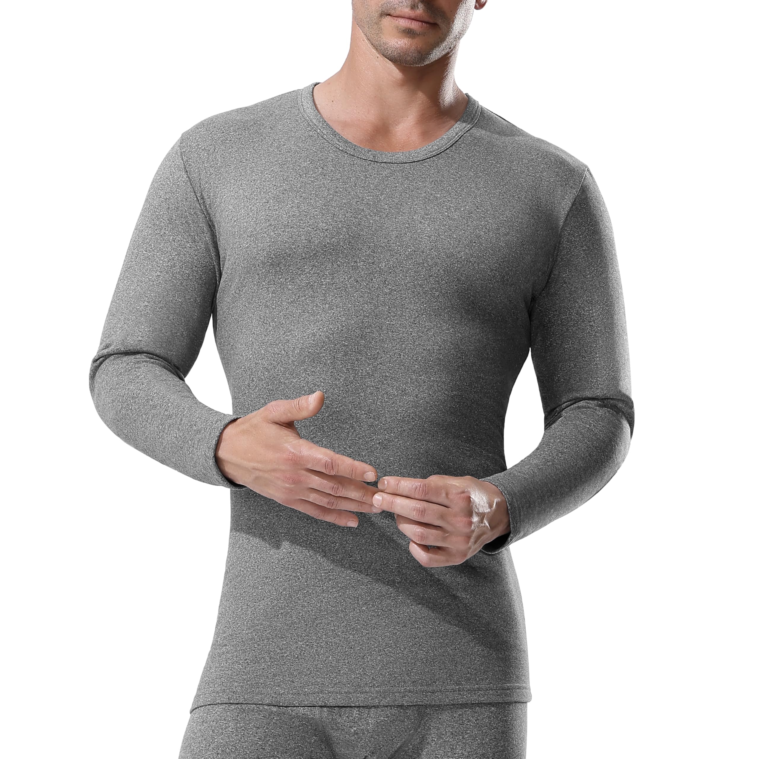 Channo Maglia Termica a Maniche Lunghe: Biancheria Intima Funzionale e Traspirante per Uomo per l'Autunno e l'inverno