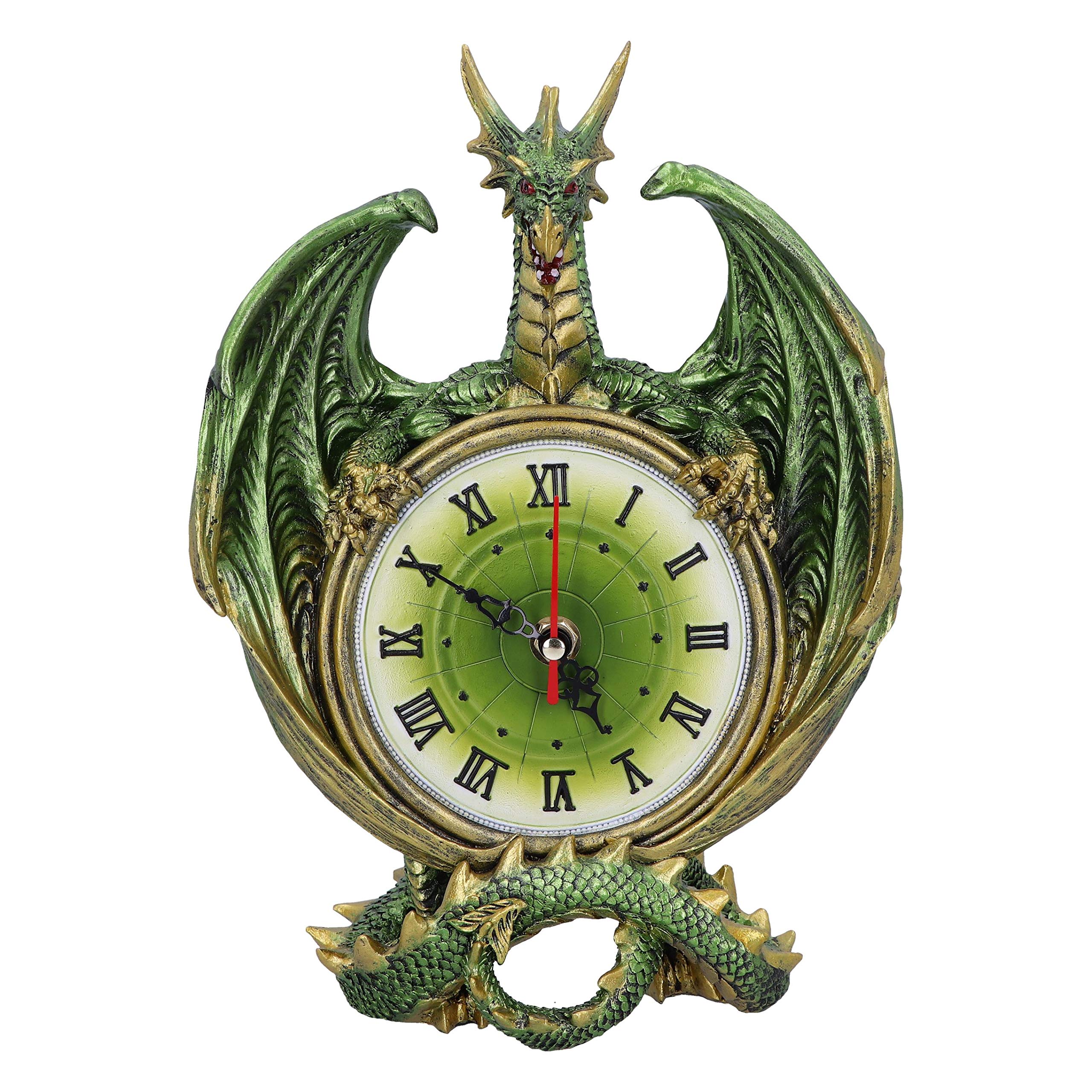 Nemesis Now Emerald Chronology Green Dragon Wall Clock Plaque
