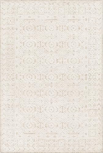 Miniatura 4 de Mark&Day - Alfombras de lana, 4 x 6, alfombra tradicional color caqui, alfombra marrón claro crema para sala de estar, dormitorio o cocina (4 x 6