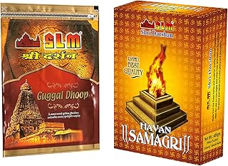 SLM HAVAN SAMAGRI 400gm with GUGGAL DHOOP Pouch