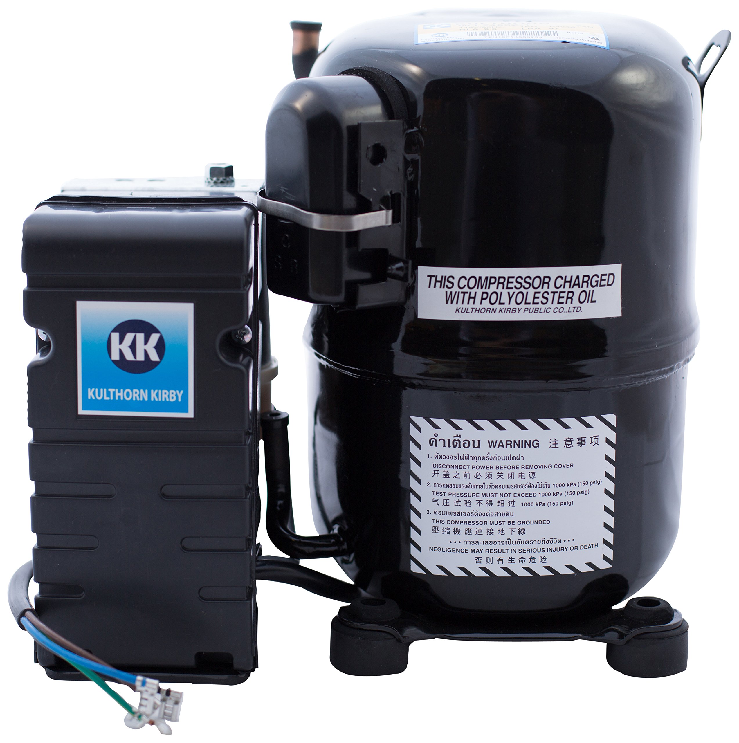 Kulthorn WJ 2450Z-1 Commercial Refrigeration Compressor, Black