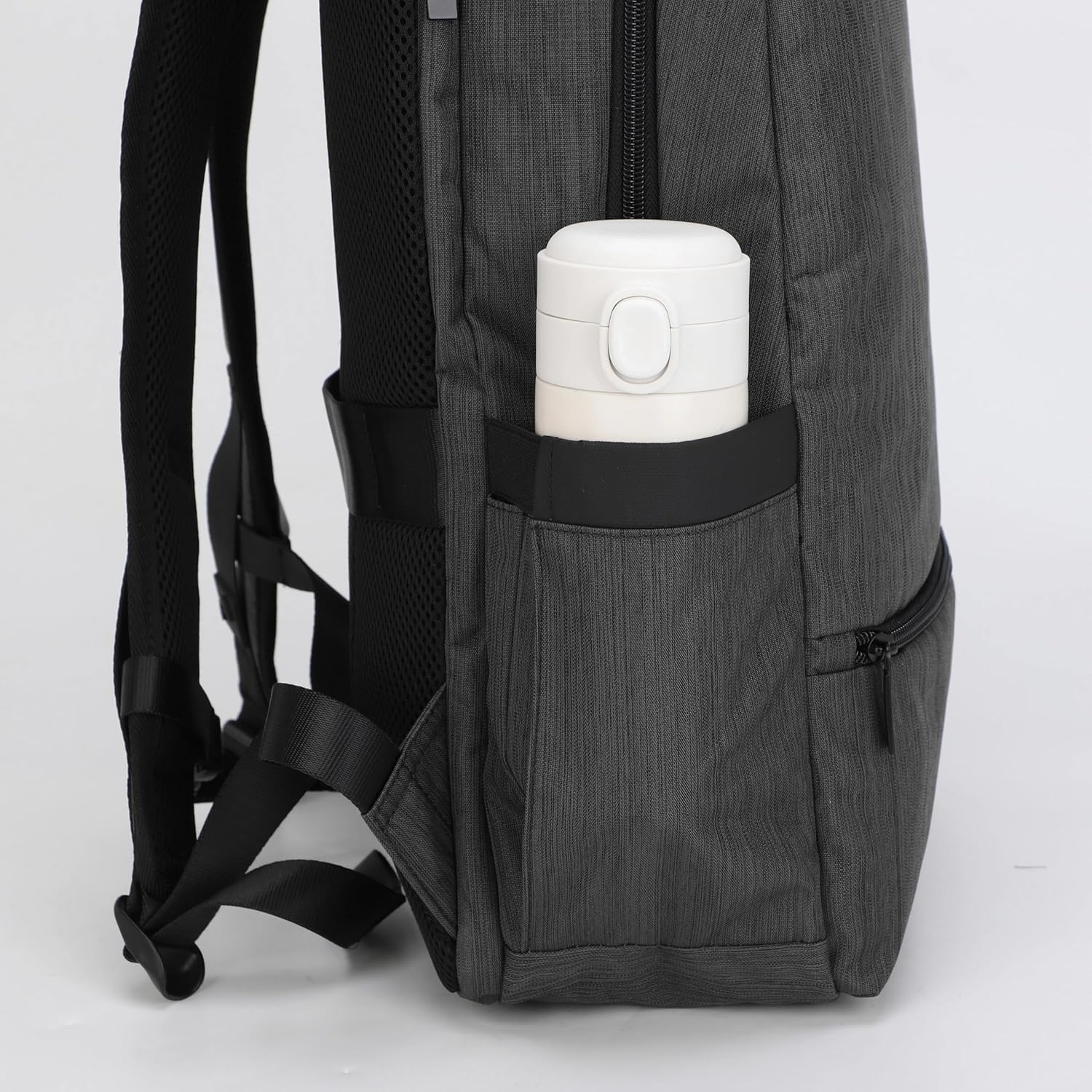 HEAD Waterproof Laptop Backpack for Men with Trolley Sleeve, Business Laptop Backpacks Fits 17.3 inch Notebook, Large Travel Backpack for Work/Commute/College