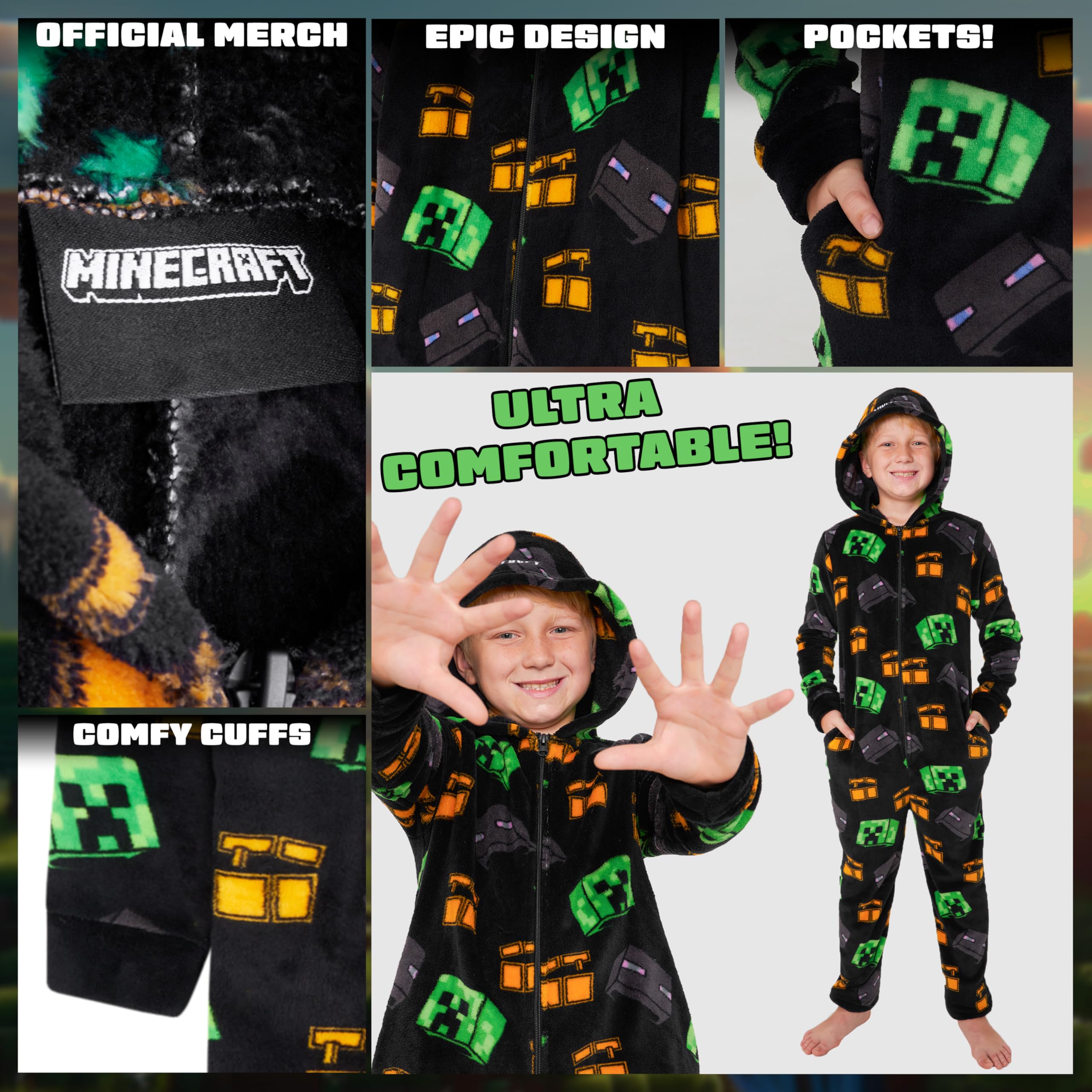 Minecraft Tutina Abbigliamento da casa Bambine e Ragazze (Pacco da 1)