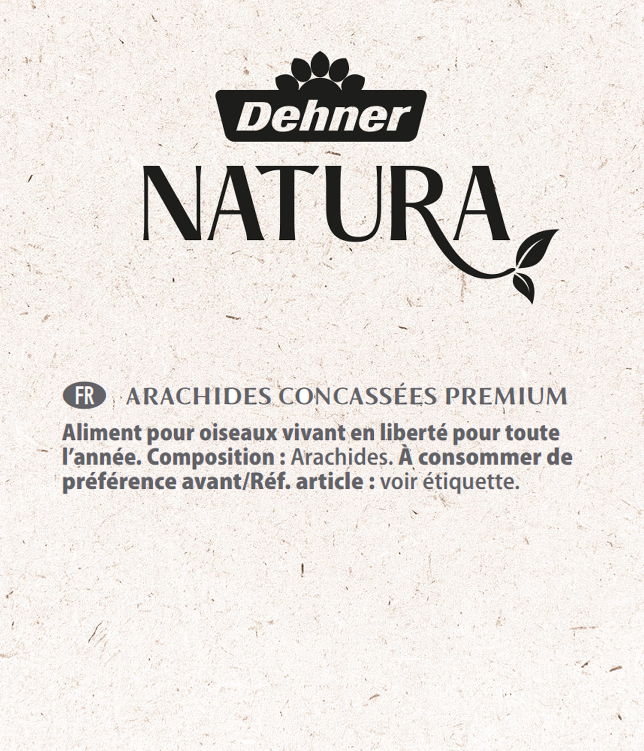 Dehner Natura Premium mangime per Uccelli Selvatici Arachidi tritate 5 l 3,4 kg