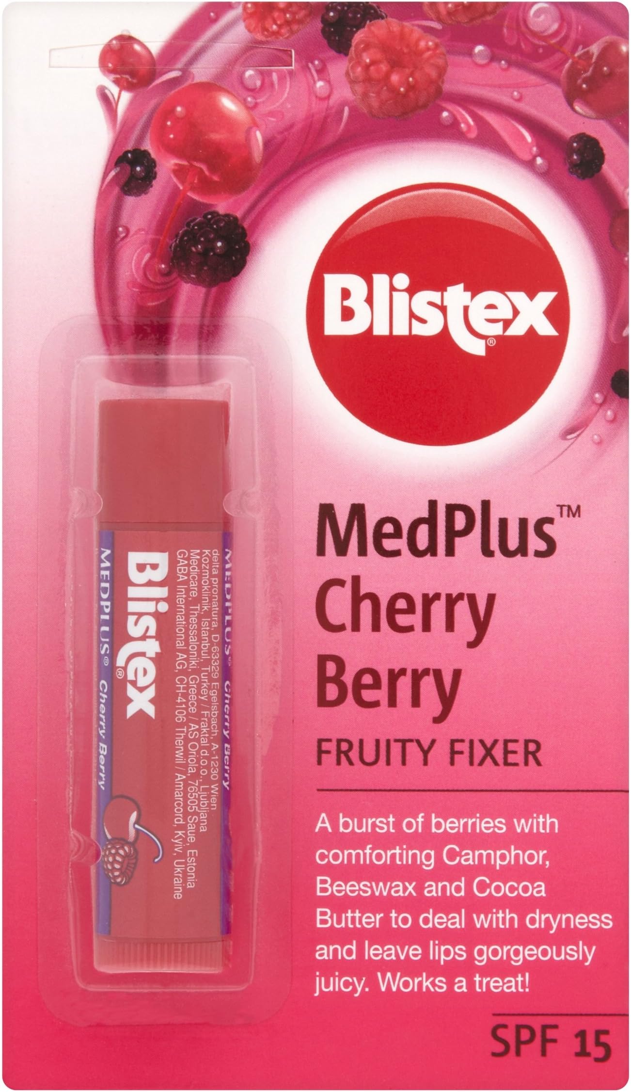 Blistex Cherry Berry Med Plus