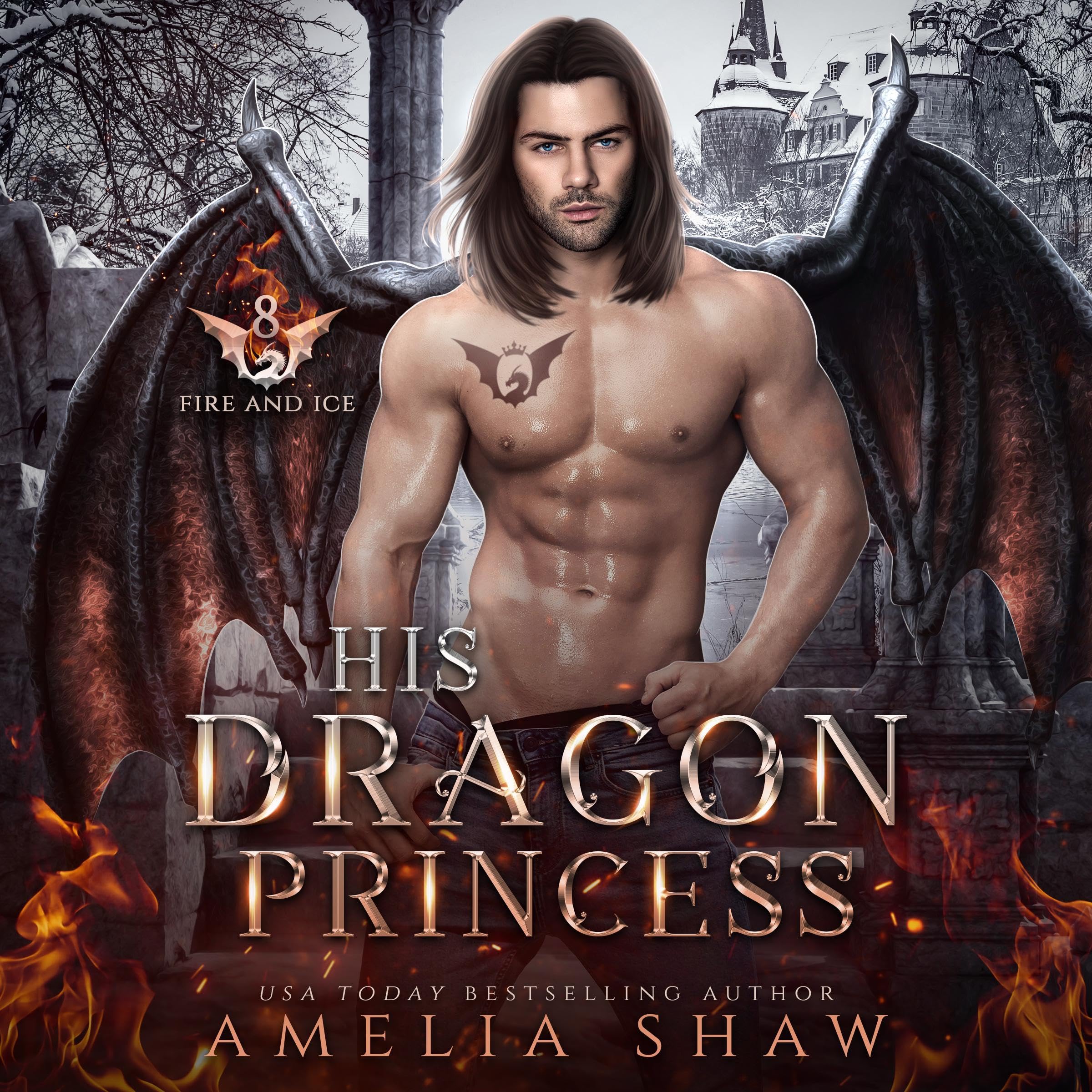 Cover art for His Dragon Princess